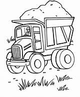 Coloring Pages Construction Truck Dump Printables Printable Library Clipart sketch template
