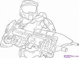 Coloring Halo Pages Chief Master Library sketch template