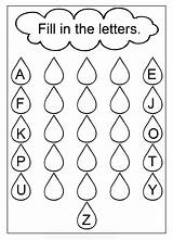 Alphabet Worksheets Worksheet Letters Fill Kids Coloring sketch template