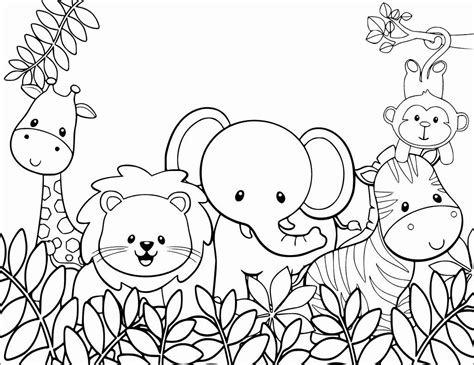 zoo coloring pages  toddlers coloringbay