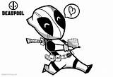 Deadpool Coloring Baby Pages Raid Little Printable Kids Print sketch template