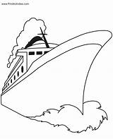 Ship Coloring Pages Cruise Passenger Boat Ocean Liner Boats Ships Around Days Sinking Template Kids Printable Index Sketch Choose Board sketch template