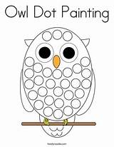 Owl Twisty Noodle Preescolar sketch template