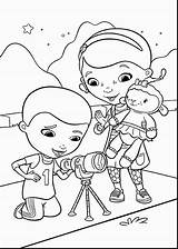 Mcstuffins Doc Pages Coloring Christmas Getcolorings Color sketch template