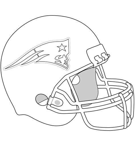 england patriots coloring pages helmet football coloring pages