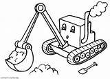Digger Coloring Pages Backhoe Printable Colouring Son Drawing Print Truck Color Template Grave Getdrawings Kids Getcolorings Little Clown Children Murtle sketch template