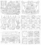 Coloring Book Sweets Dishes Kayliebooks Ebook Physical Electronic Note Please Print  Available Will sketch template