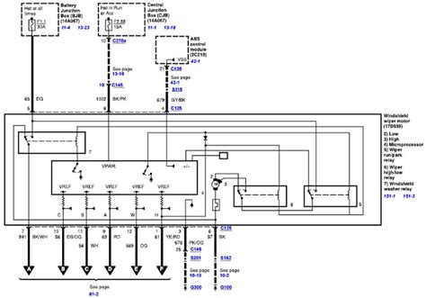 wiper motor wiring diagram     ford truck enthusiasts forums