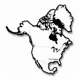 America North Map Getdrawings Drawing sketch template