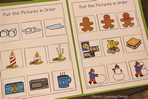 winter file folder games mamas learning corner