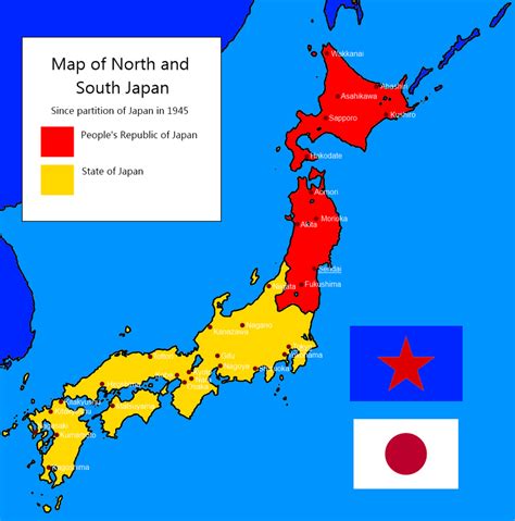 divided japan since 1945 by kyuzoaoi on deviantart