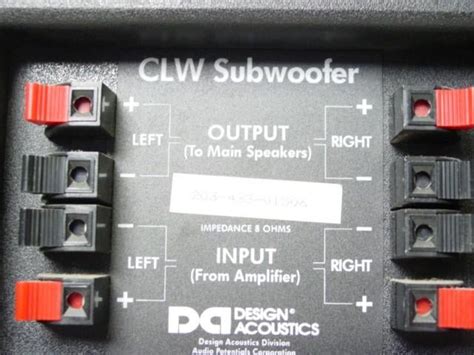 passive subwoofer connection home theater forum  systems hometheatershackcom