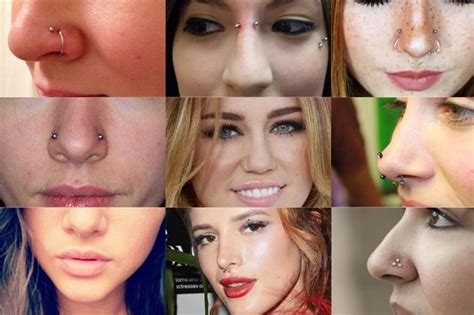 Nine Nose Piercing Types Explained In Detail Ayur Health Tips Nose