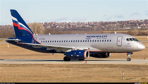 ra  aeroflot sukhoi superjet   budapest ferenc liszt international airport photo