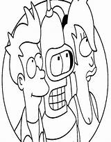 Futurama Coloring Pages Drawing Colouring Book Printable Getdrawings Template sketch template