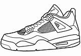 Coloring Pages Jordan Air Jordans Sneaker Sheets sketch template