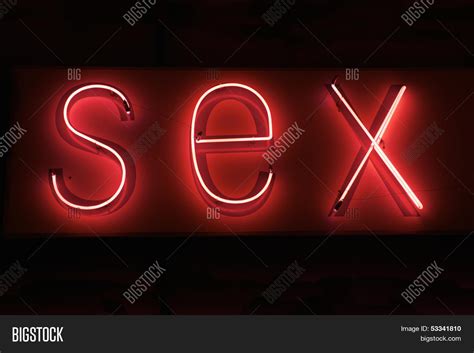 sex hot red neon on image and photo free trial bigstock