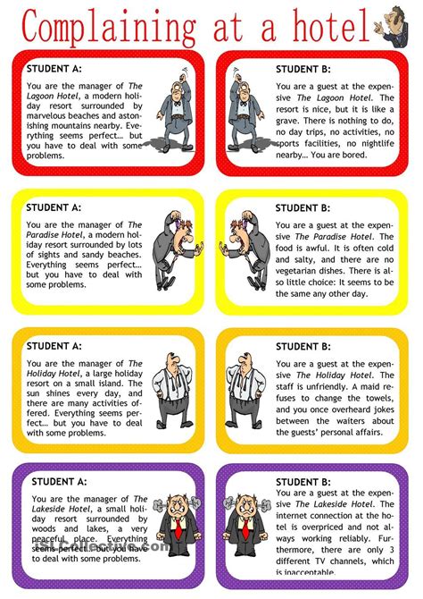 role play exercises  english learners exercise poster