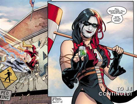 Harley Quinn Challenges Shazam To A Fight Injustice Gods