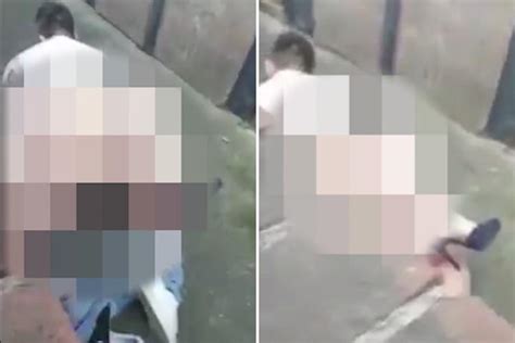 Shocking Moment Randy Couple Are Caught Having Sex In An Alleyway