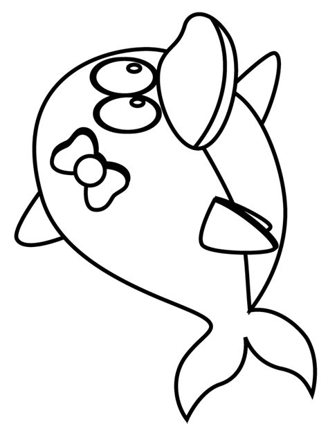 ideas  coloring pages  cute baby dolphins home family style