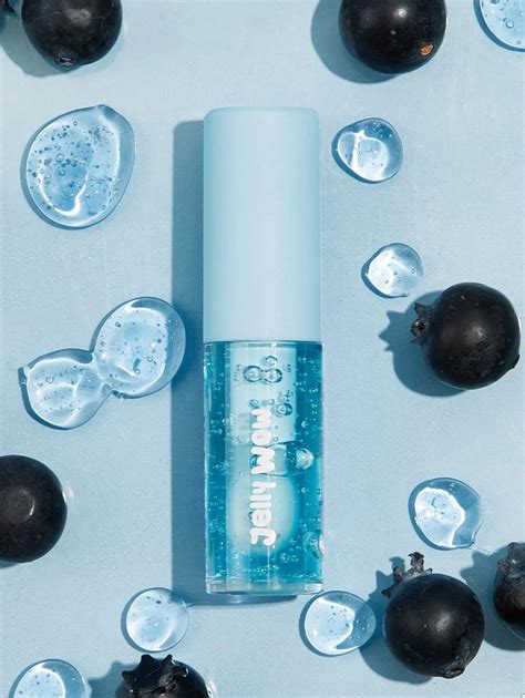 sheglam jelly wow hydrating lip oil mali blue berry moisturizing clear