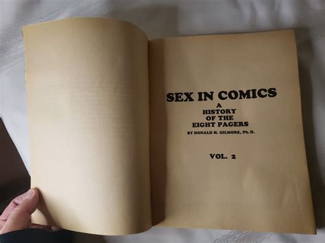 Sex In Comics Vol 2 1971 Par Donald H Gilmore Ph D Erotica Adult