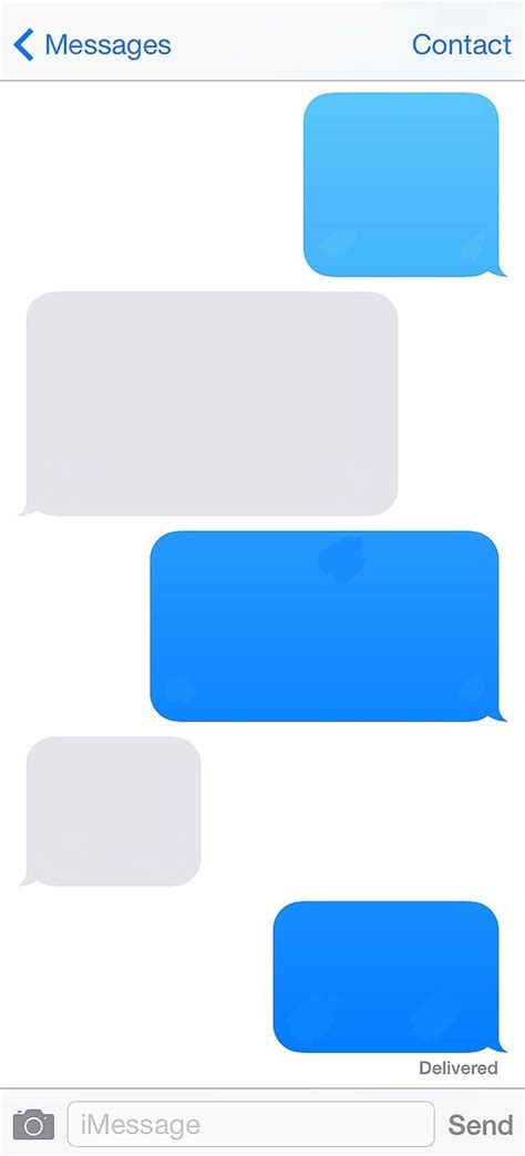 Iphone Template Imessage Message Blank Freetoedit