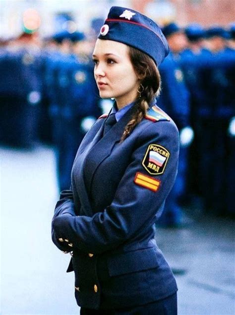 russian police women in uniform police women military girl