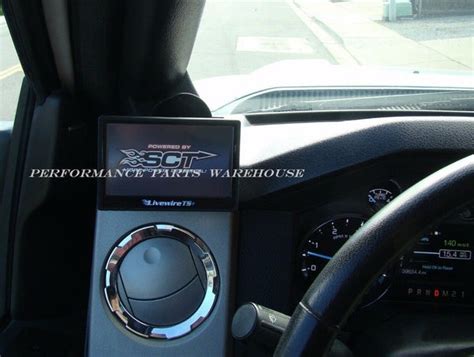 sct livewire ts tuner pillar gauge mount   ford    race tuning