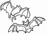 Bats sketch template