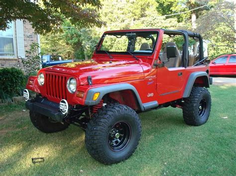 custom red jeep tj jeep tj wrangler pinterest jeep tj jeeps