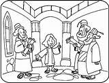 Jesus Temple Coloring Pages Boy Bible Teaching Old Crafts Year School Kids Sunday Synagogue Child Finding Preschool Years Clipart Da sketch template