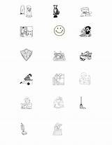Chore Icons sketch template