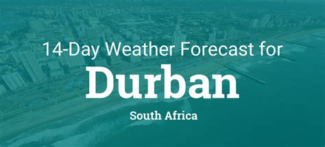 durban south africa  day weather forecast