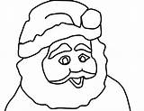 Coloring Santa Pages Clous Laughing Christmas sketch template