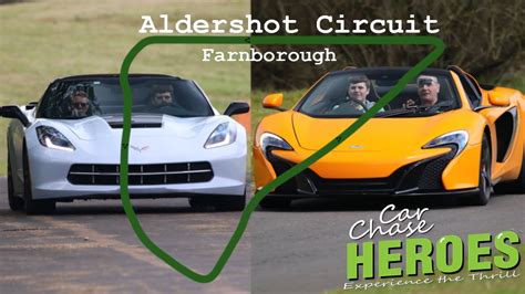 track day  aldershot farnborough car chase heroes mclaren