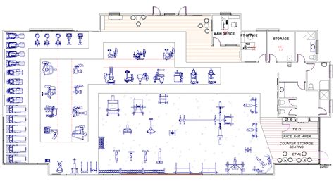concept visio gym floor plan house plan model
