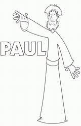 Paul Coloring Pages Barnabas Printable Colouring Comments Library Clipart sketch template
