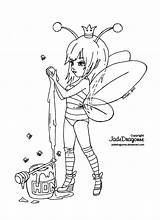 Bee Jadedragonne Lineart Coloriage Dragonne Imprimer Dessin Digi sketch template