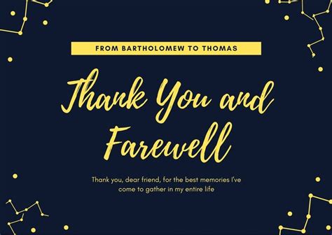 printable farewell cards you can customize for free canva