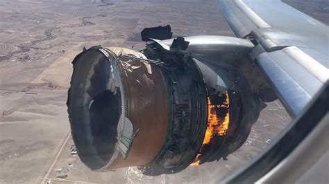 denver plane engine fire consistent  metal fatigue investigators