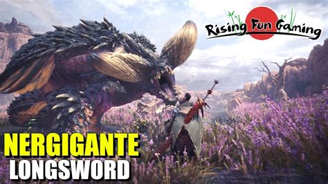 Monster Hunter World Beta Nergigante And Longsword Youtube