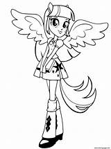 Coloring Sparkle Twilight Girl Pages Rarity Printable sketch template