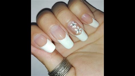 Easy Diy Classic French Manicure Tutorial For Long Nails