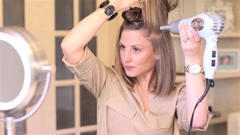 Blow Dry Short Hair Straight With Volume Youtube