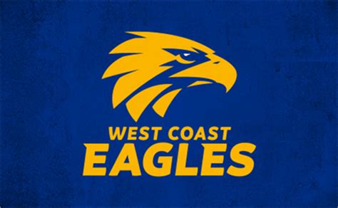 west coast eagles reveal  logo design   season logo