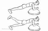 Plank Drawing Bosu Leg Lifts Ball Workoutlabs Getdrawings Exercise Mentve Innen sketch template