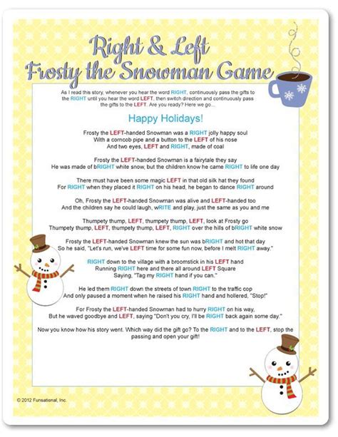 printable  left part game frosty  snowman  game