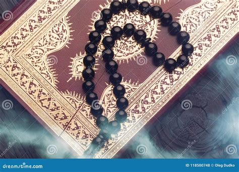 islam stock photo image  antique quran light islamic